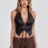 Leiah Vegan Leather Shorts