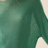 Lightweight Knit Loose-Fit Boatneck Sweater
