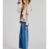 Prairie Ride Sweater -  Taupe