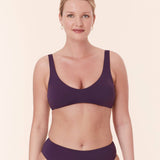 The Delray Bikini Top - Eco Nylon - Acai