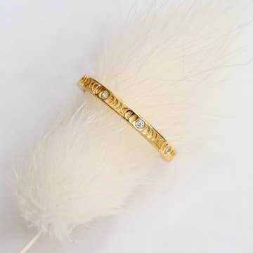 Brass Gold Plated Ring