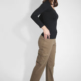 3/4 Sleeve Scoop Neck Top