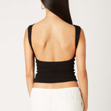 Backless Thick Strap Tank