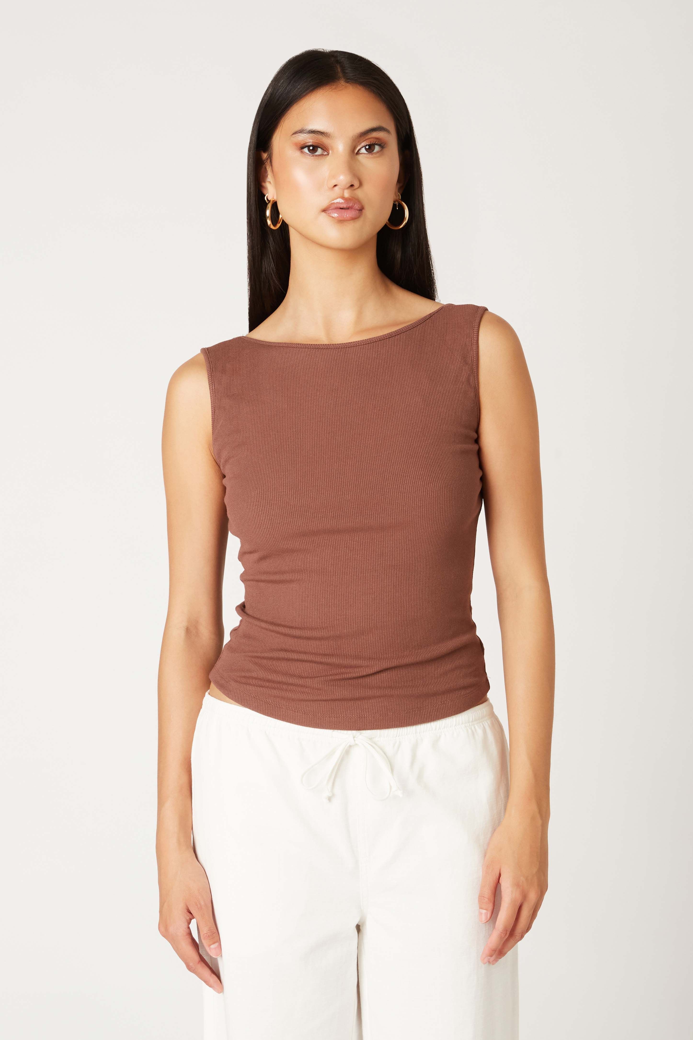 Backless Thick Strap Tank