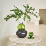 Candle Holder Both Sides Recycled Glass