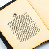 Vintage Leather Journal Notebook with Tree Print