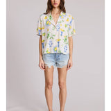 Bali Printed Buttondown Shirts - White