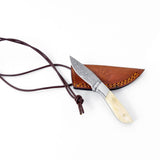 Damascus Steel Neck Knives