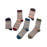 Retro Style Cushioned Socks