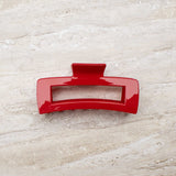 Jumbo Size 5 Inch Solid Long Square  Hair Clip