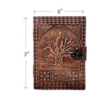 Tree Embossed Leather Journal diary