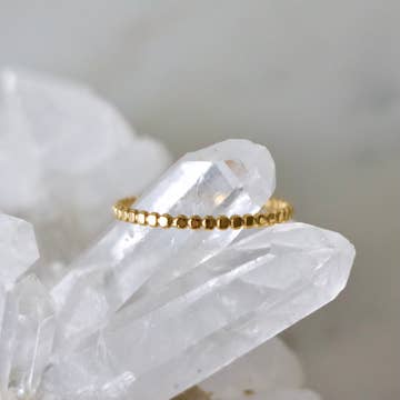 Brass Gold Plated Ring