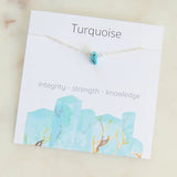 Dainty Raw Birthstone Energy Necklace
