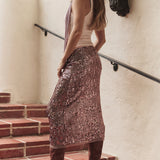 Party Trick Half Slip  - Rose