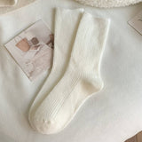 Soft Knit Socks - Ivory