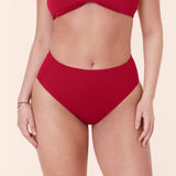 The High Rise Bikini Bottom - Eco Nylon