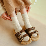 Soft Knit Socks - Ivory
