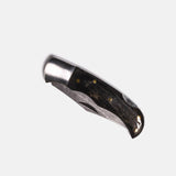 Ox-Horn Inlay Folding Knife & Sheath