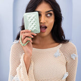 Rhodes Quilted Wallet w/ Chain Bangle
