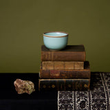 Rimmed Hermit Cup - Glossy Porcelain