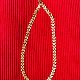 Non-tarnish Leaf Choker - Waterproof Chevron Chain Necklace
