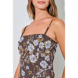 Floral Satin Cami
