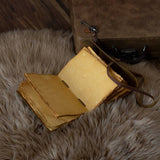 Vintage Leather Bound Diary with Key