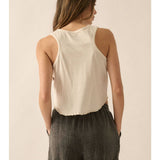 Freedom Flying Eagle Vintage-Wash Graphic Tank Top