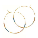 Japanese Seed Bead Hoops