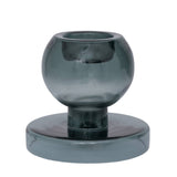 Candle Holder Both Sides Recycled Glass