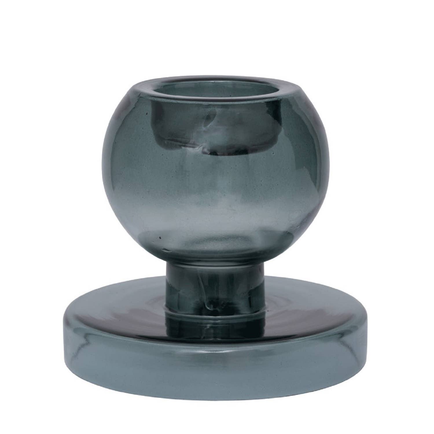 Candle Holder Both Sides Recycled Glass