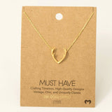 Delicate Antler Pendant Necklace