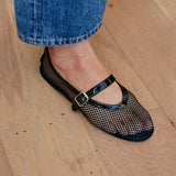 Nolita Mary Jane Flat - Black