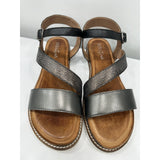 Fiesta Pewter Leather Sandal