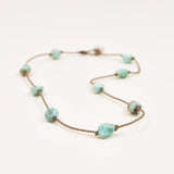 Peruvian Turquoise Duet Necklace & Hatband