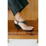 Westport Wedge Sandal - Black