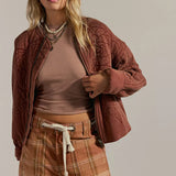 Rose Sweatshirt - Cinnamon Stick