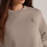 DreamGlow Crew Neck - Beige Stone