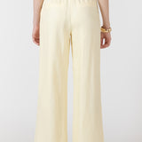 STRAIGHT LEG TROUSER - Lemon Butter