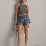 Mirage Lined Shorts - Green Smoke