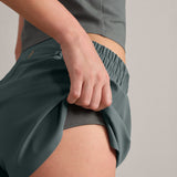 Mirage Lined Shorts - Green Smoke