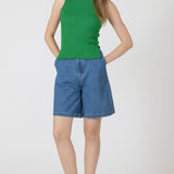 Boatneck Split Side Tank - Emerald