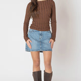 Long Sleeve Ribbed Sweater