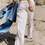 Down Low Track Pant - Ivory Combo