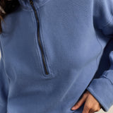 Celeste Quarterzip - Blue Riviera
