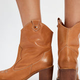 Wandering Western Boots - Tan