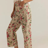 Deep Trance Printed Jeans - Floral