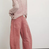 Free People Good Luck Mid Rise Barrel