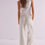 Pants Breezy Denim Pull On-