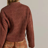 Rose Sweatshirt - Cinnamon Stick
